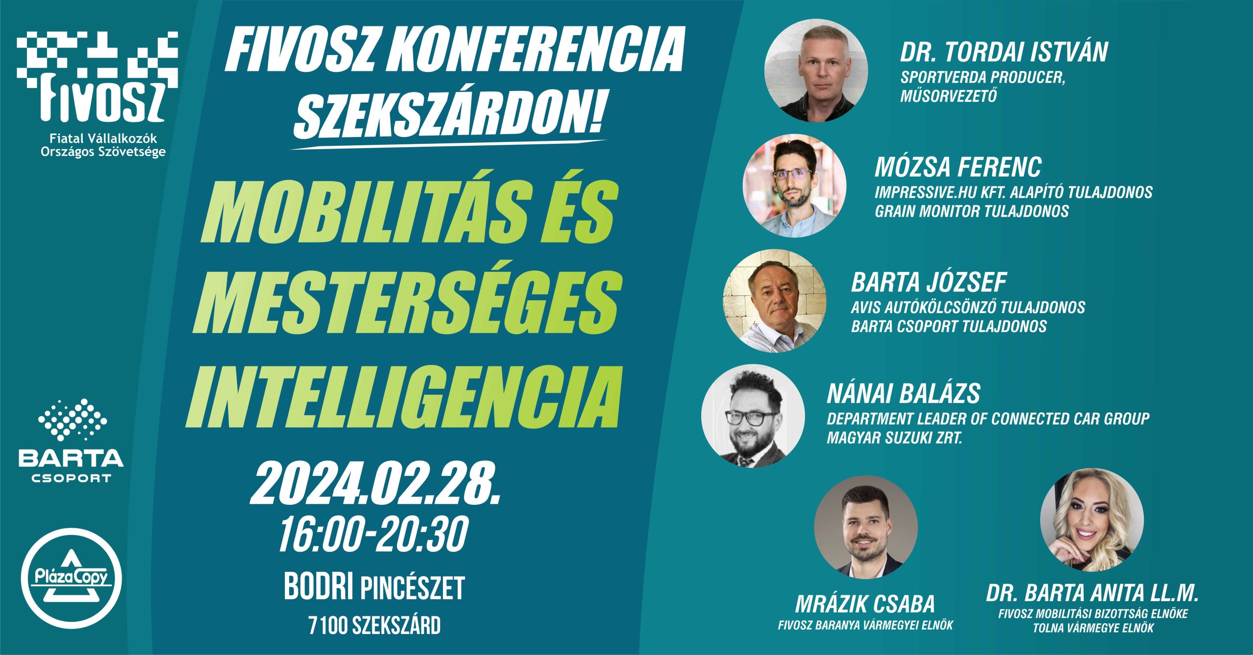 Mobilitás és mesterséges intelligencia – FIVOSZ Konferencia Szekszárdon