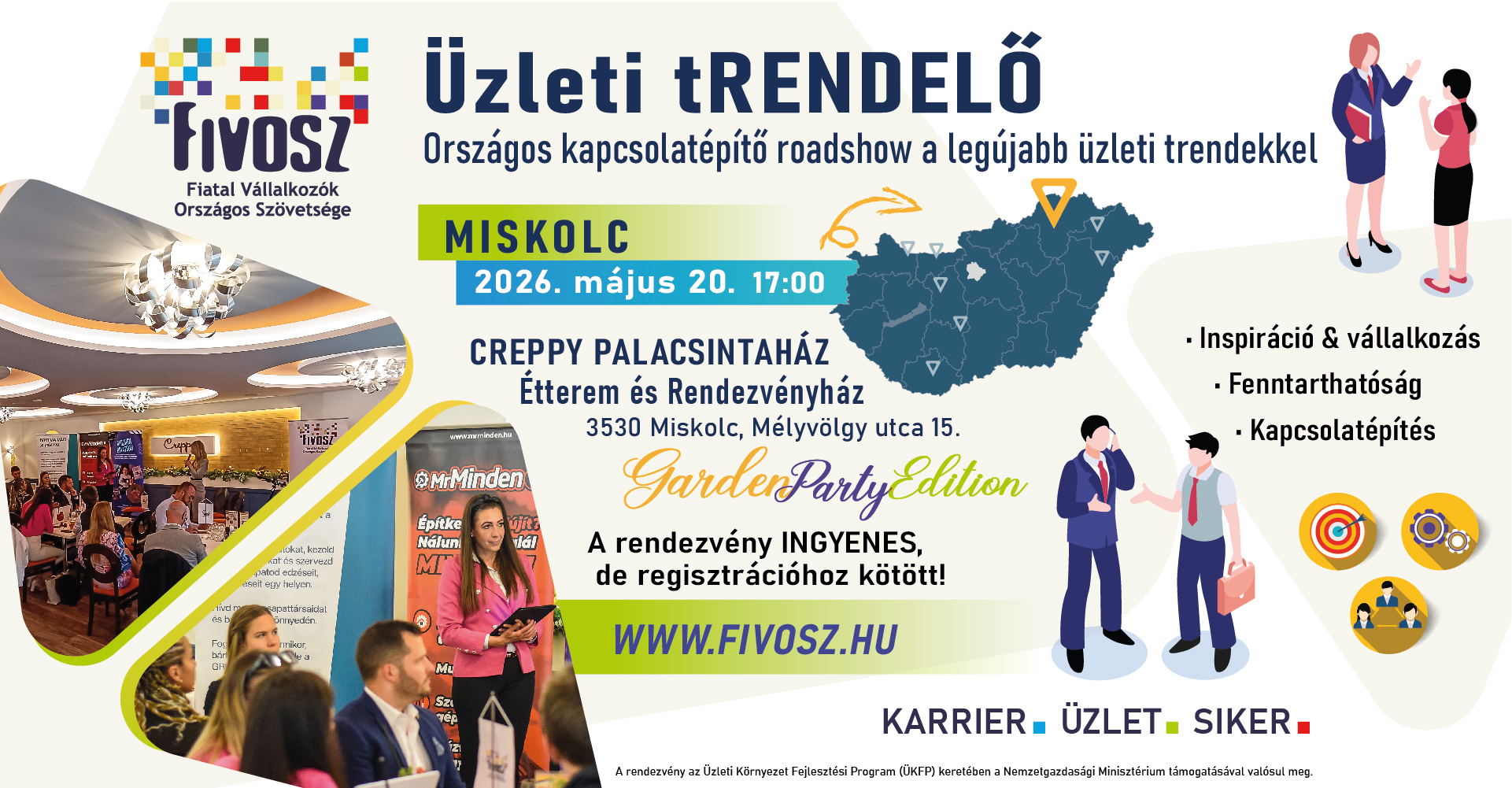 Üzleti tRENDELŐ – Garden Party Edition Miskolc