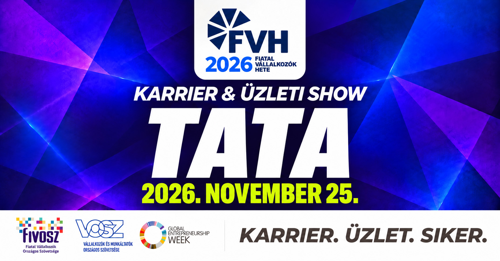 Fiatal Vállalkozók Hete 2026 – Tata